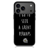 Quote John Green iPhone 17 Pro Max Case BC1678