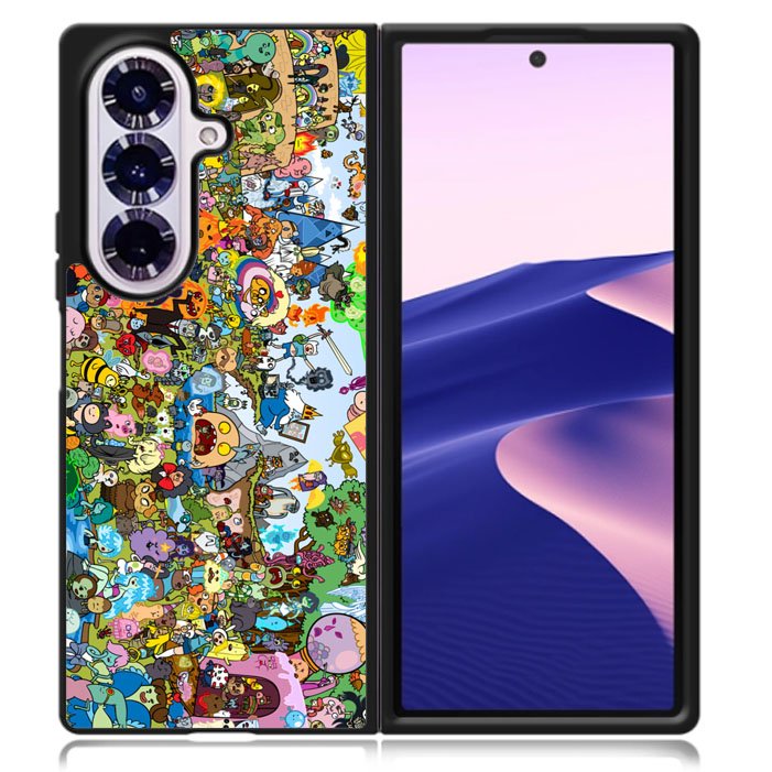 Adventure Time All Characters Samsung Galaxy Z Fold 7 5G Case BC1683