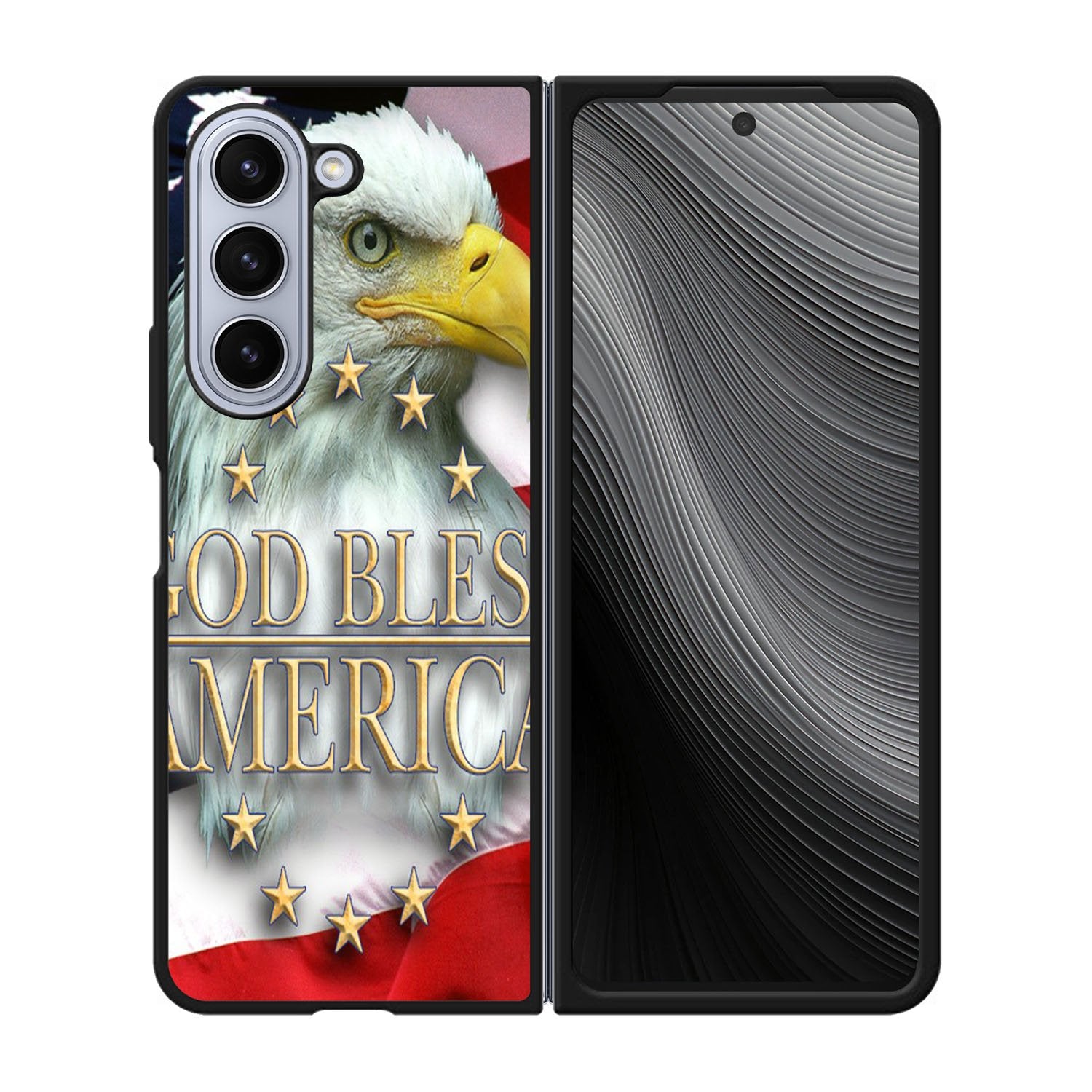 American Patriotic Eagle Case Samsung Galaxy z Fold 5 5G BC1686