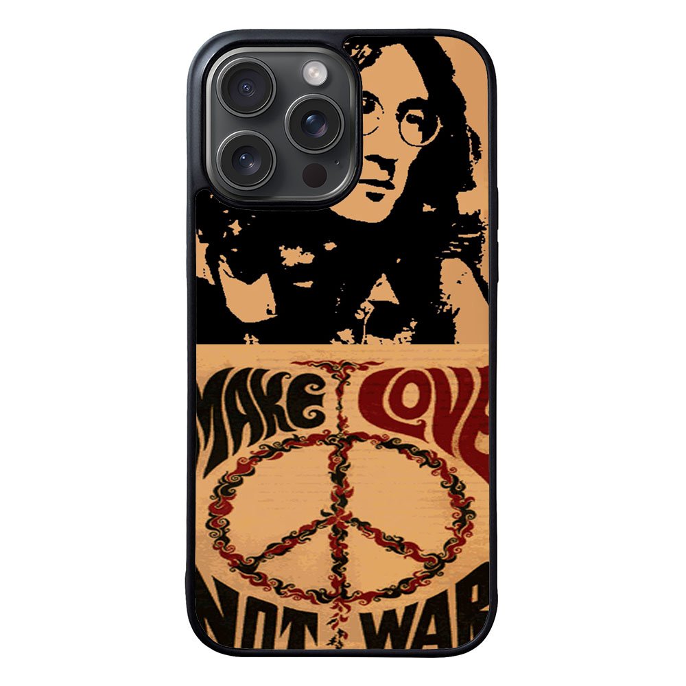 John Lennon Peace and Love Case iPhone 15 Pro Max BC1687