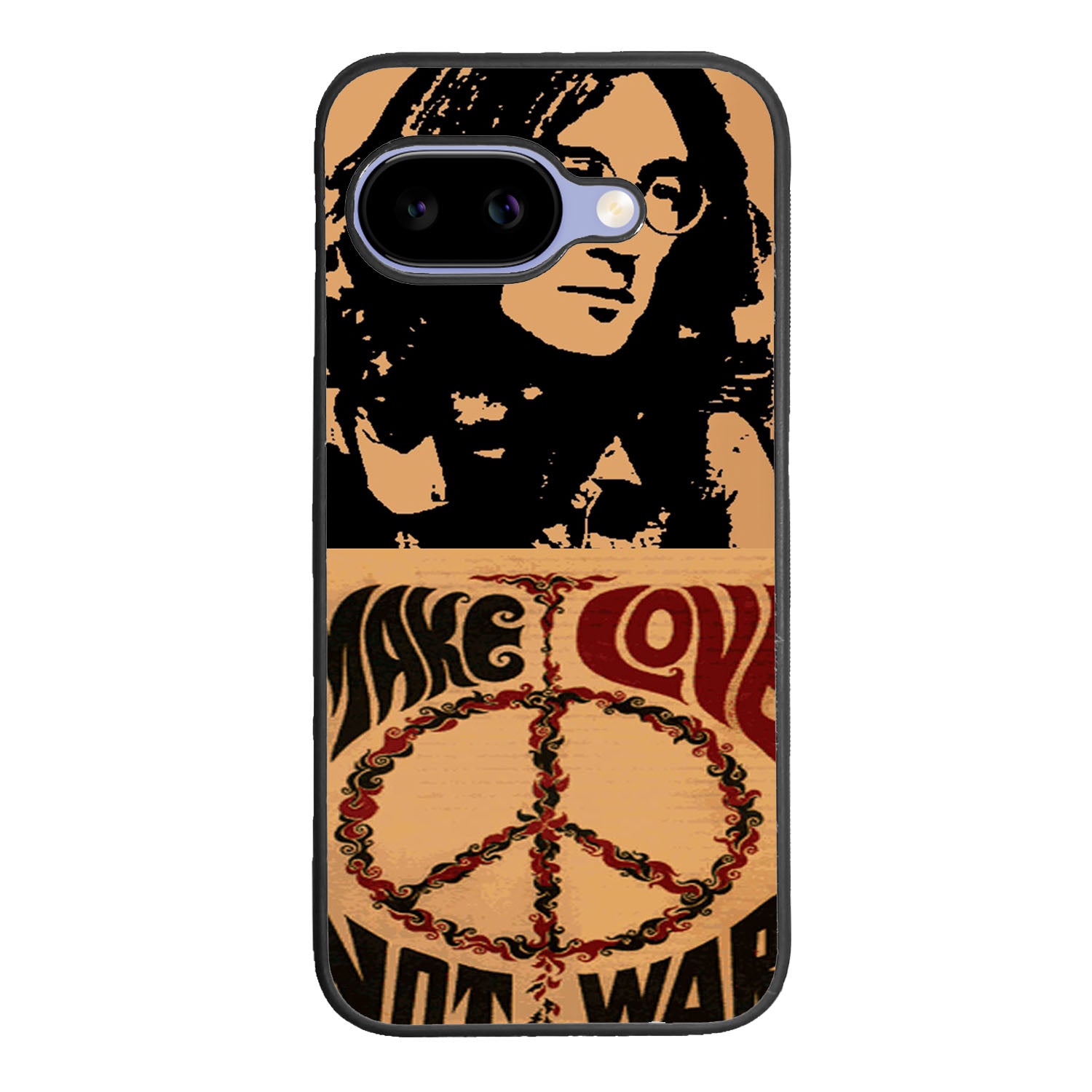 John Lennon Peace and Love Case Google Pixel 9A BC1687