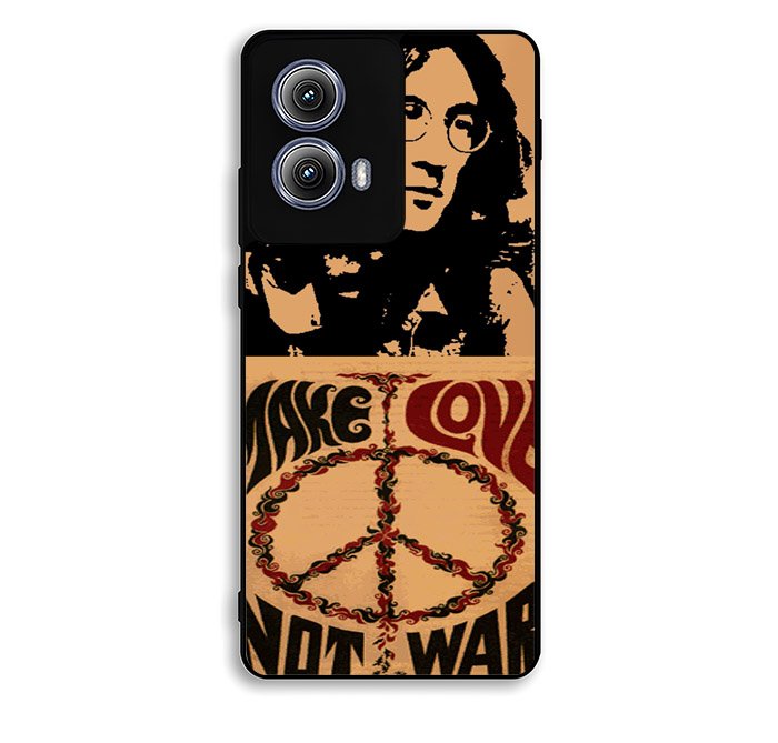John Lennon Peace and Love Motorola Moto Edge 2024 Case BC1687