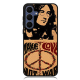 John Lennon Peace and Love Samsung Galaxy S25 FE Case BC1687