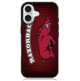 Arkansas Razorbacks Logo Mascot Case iPhone 16 BC1689