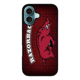 Arkansas Razorbacks Logo Mascot Case iPhone 16 Plus BC1689