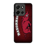 Arkansas Razorbacks Logo Mascot Motorola Moto G 5G 2025 Case BC1689