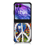 Peace Sign Graffiti Love Art Motorola Moto Razr Plus 2025/2024 Case, Moto Razr 50 Ultra 5G BC1701