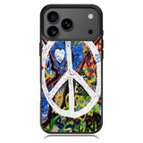 Peace Sign Graffiti Love Art iPhone 17 Pro Case BC1701