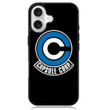 Dragonball Capsule Corporation Case iPhone 16 BC1704