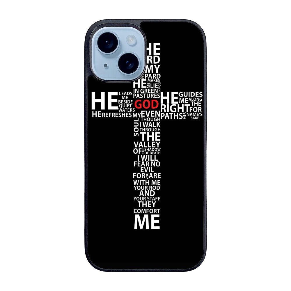cross typography Case iPhone 15 Plus BC1706