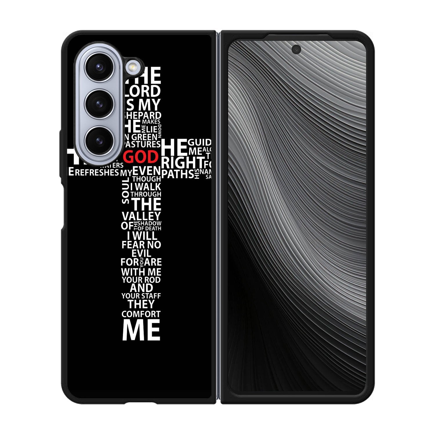 cross typography Case Samsung Galaxy z Fold 5 5G BC1706