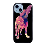 Chihuahua Dog Silhouette Rose Blossom Case iPhone 15 Plus BC1707