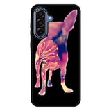 Chihuahua Dog Silhouette Rose Blossom Samsung Galaxy A17 5G Case BC1707