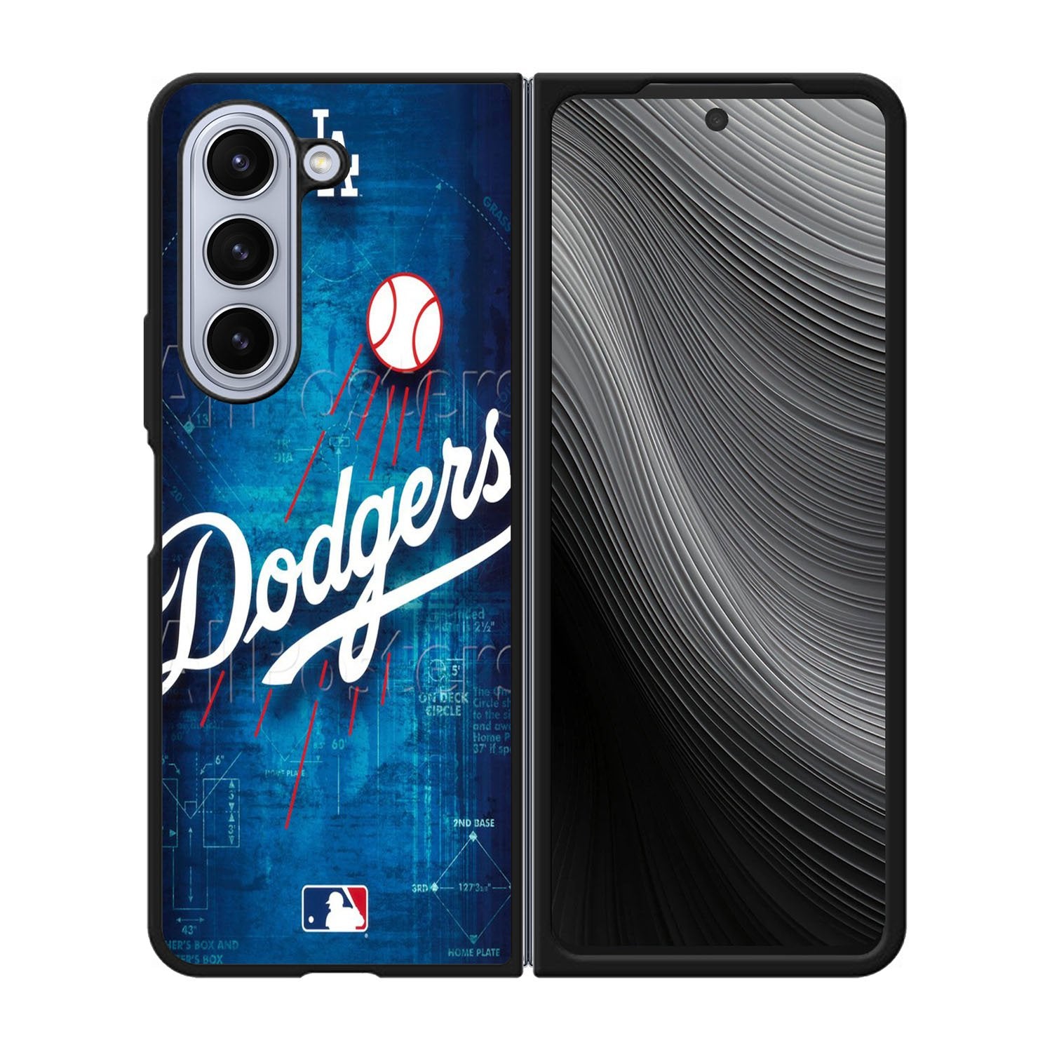 Los Angeles LA Dodgers Case Samsung Galaxy z Fold 5 5G BC1719