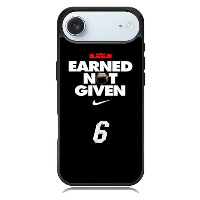 Lebron James Earned Not Given iPhone 17 Air Case BC1697