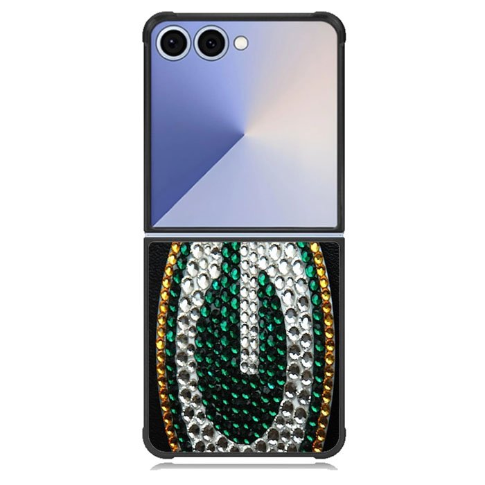 Greenbay Packers Sparkle Blink-Blink Print Samsung Galaxy Z Flip 7 Case BC1698