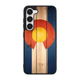 Colorado State Flag Wood Case Samsung Galaxy S23 FE 5G BC1718