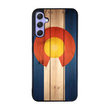 Colorado State Flag Wood Case Samsung Galaxy A55 5G BC1718