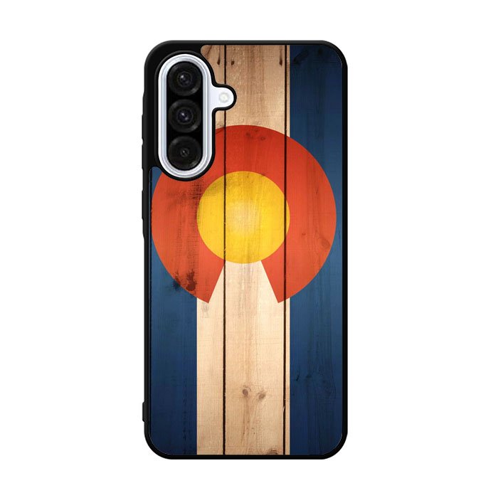 Colorado State Flag Wood Samsung Galaxy A36 Case BC1718