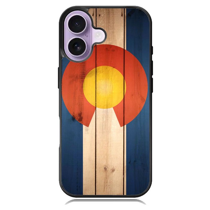Colorado State Flag Wood iPhone 17 Case BC1718