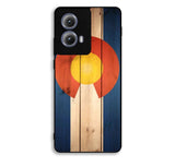 Colorado State Flag Wood Motorola Moto Edge 2024 Case BC1718