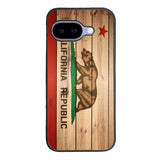 California Republic State Flag Wood Case Google Pixel 9A BC1722