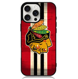 BlackHawks NHL Team Logo Case iPhone 16 Pro BC1696