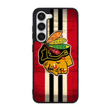 BlackHawks NHL Team Logo Case Samsung Galaxy S24 FE 5G BC1696