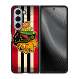 BlackHawks NHL Team Logo Case Samsung Galaxy z Fold 5 5G BC1696