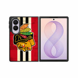 BlackHawks NHL Team Logo Samsung Galaxy Z Fold 8 Case BC1696