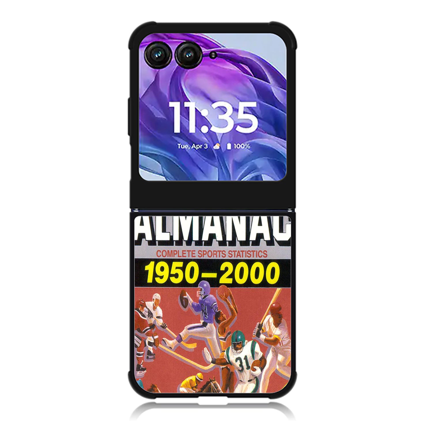 Back To The Future Sport Almanac Motorola Moto Razr Plus 2025/2024 Case, Moto Razr 50 Ultra 5G BC1723