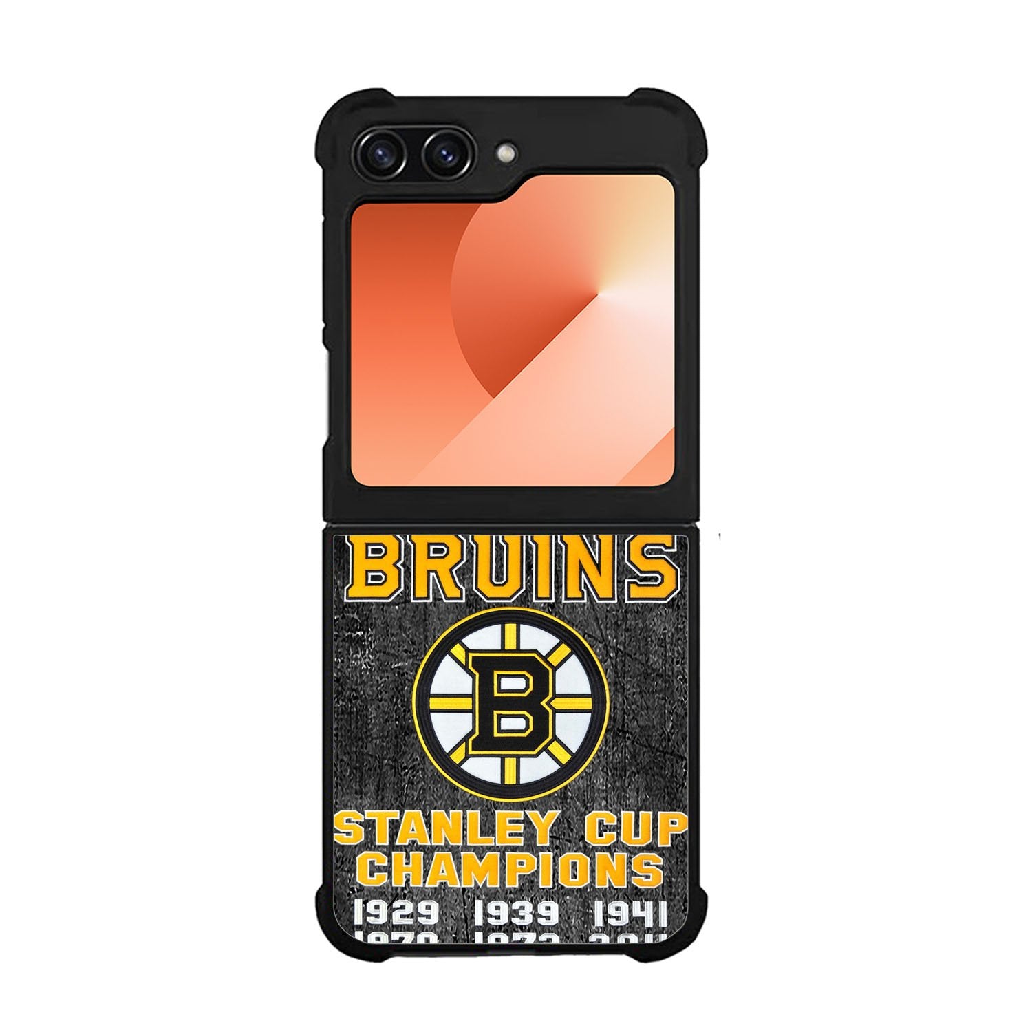 Boston Bruins Grunge Hockey2 Case Samsung Galaxy Z Flip 6 5G BC1725