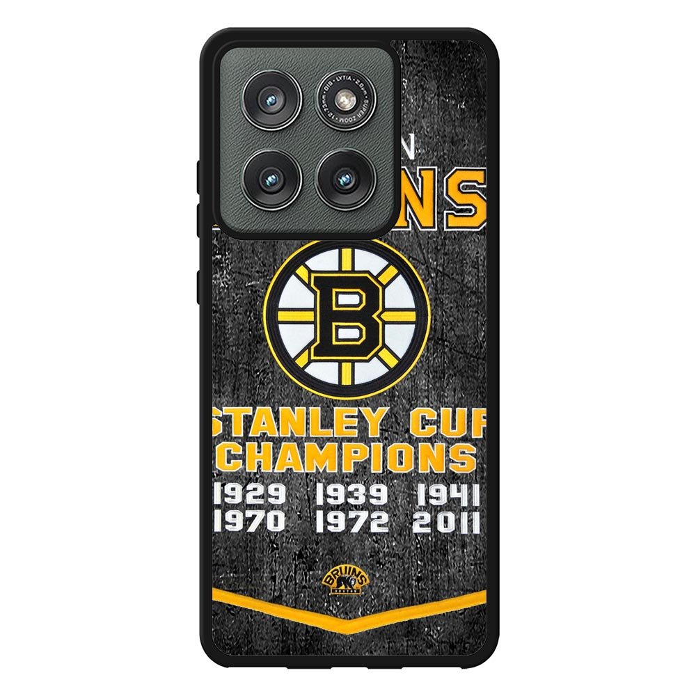Boston Bruins Grunge Hockey2 Case Motorola Moto Edge 2025 BC1725
