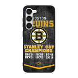 Boston Bruins Grunge Hockey2 Case Samsung Galaxy S24 Plus 5G BC1725