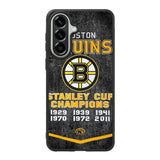 Boston Bruins Grunge Hockey2 Samsung Galaxy A37 Case BC1725