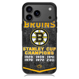 Boston Bruins Grunge Hockey2 iPhone 17 Pro Max Case BC1725