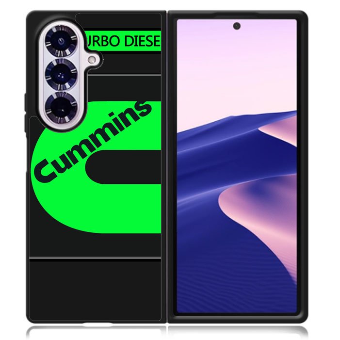cummins turbo diesel green Samsung Galaxy Z Fold 7 5G Case BC1727