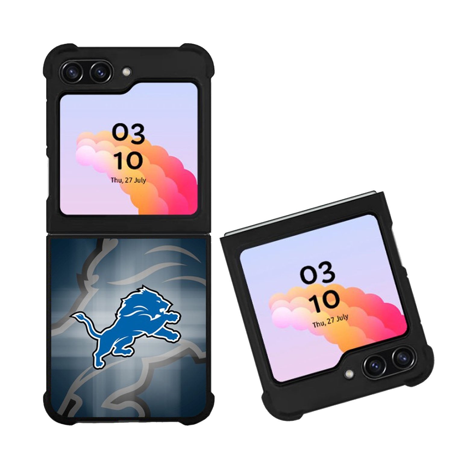 detroit lions nfl team mascot logo Case Samsung Galaxy Z Flip 5 5G BC1730