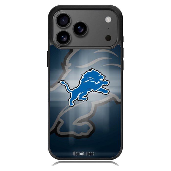 detroit lions nfl team mascot logo iPhone 17 Pro Case BC1730
