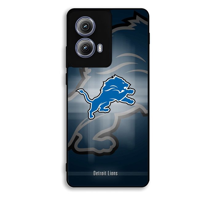 detroit lions nfl team mascot logo Motorola Moto Edge 2024 Case BC1730