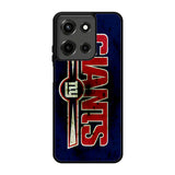 New York Giants NFL Team Logo Motorola Moto G 5G 2025 Case BC1738