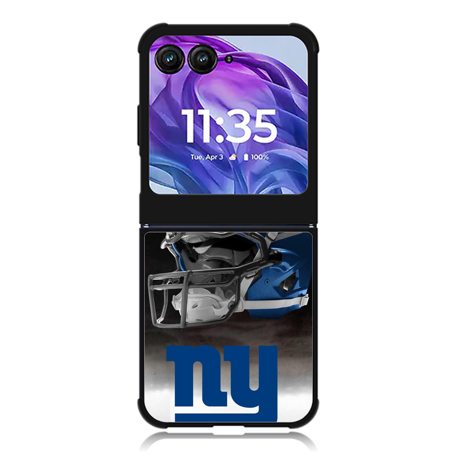 New York Giants NFL Prepare For Combat Logo Motorola Moto Razr 2024 , Moto Razr 50 Case FE1739