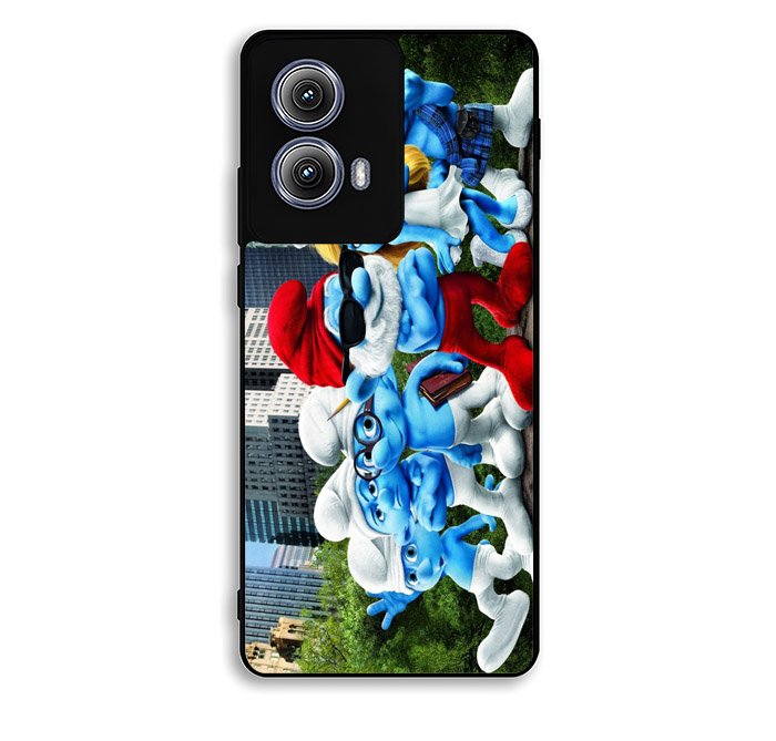 Smurf funky Motorola Moto Edge 2024 Case BC1748
