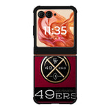 San Francisco 49ers logo flag Motorola Moto Razr 2025/2024 , Moto Razr 60/50 Case BC1749