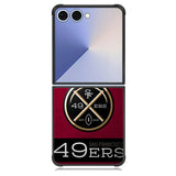 San Francisco 49ers logo flag Samsung Galaxy Z Flip 7 Case BC1749