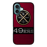 San Francisco 49ers logo flag Case iPhone 16 Plus BC1749