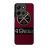 San Francisco 49ers logo flag Motorola Moto G 5G 2025 Case BC1749