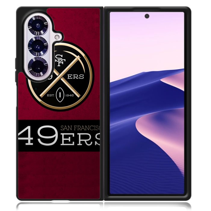 San Francisco 49ers logo flag Samsung Galaxy Z Fold 7 5G Case BC1749