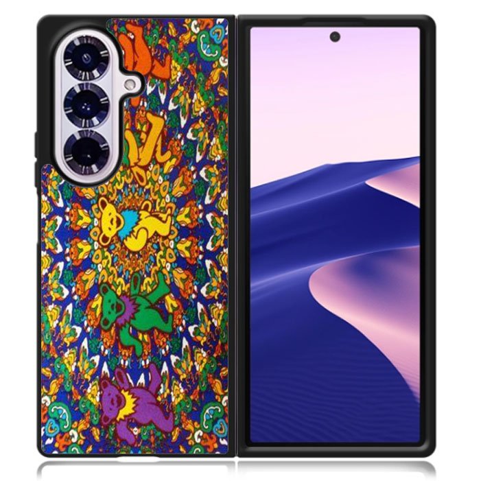 Grateful Dead and Dancing Bears Samsung Galaxy Z Fold 7 5G Case BC1763