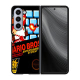 Super Mario Bros game nintendo Case Samsung Galaxy z Fold 5 5G BC1766